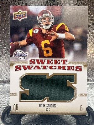 2010 Upper Deck NCAA Sweet Spot Mark Sanchez Jersey #SSW-53 Trojans