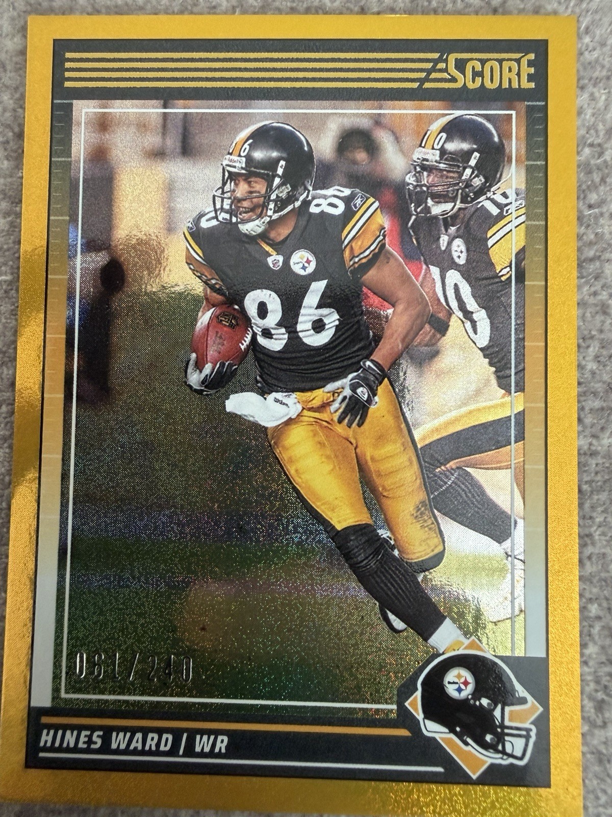 2024 Score - Hines Ward #242 Gold Dots /240