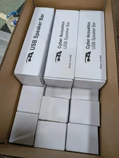 Cyber Acoustics USB Speaker Bar (CA-2890) - LOT of 23 units - Open Box