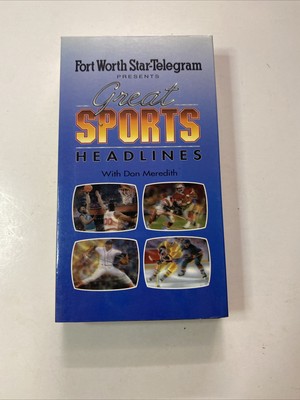 Fort Worth Star Telegram - Great Sports Headlines VHS