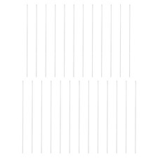 HARFINGTON 25pcs Sewing Needles 0.4mm Dia  120mm Length, Silver