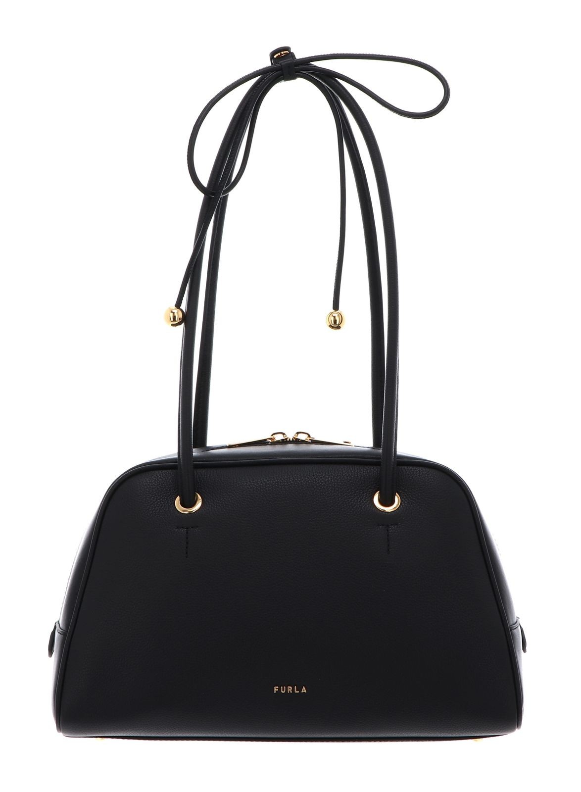 FURLA shoulder bag Poppy Dome Shoulder Bag M Nero