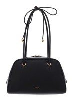 Furla Poppy Dome Shoulder Bag M Schultertasche Tasche Nero Schwarz Neu