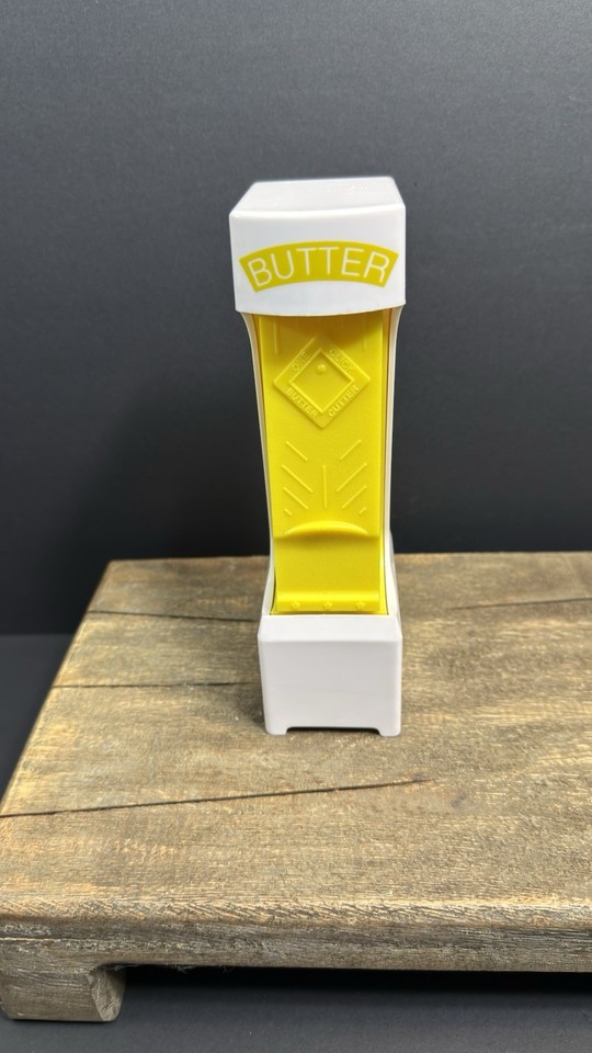 A single-purpose mid-century butter gadget that slices a perfect pat every time — the kind of thing that makes people ask 'wait, what IS that?'
