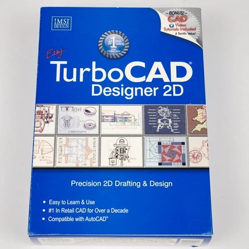 IMSI Design TurboCAD Designer 17 2D Drafting Design 2010 w/ Activation Key