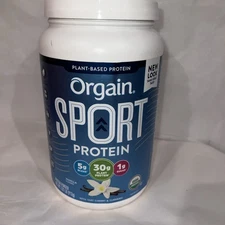 Orgain Sport Protein Powder Vanilla 2.01 Lbs (912g) Exp 2/22/2026