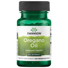 Swanson Oregano Oil 10:1 Extract Softgels, 150 mg, 120 Count