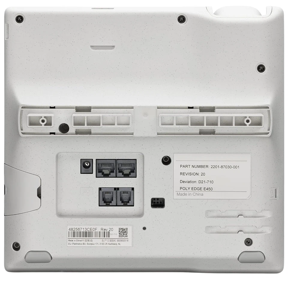 Poly Edge E450 Business IP VoIP Phone Wi-Fi & Bluetooth Gigabit 8-Line SIP NEW - Image 4 of 4