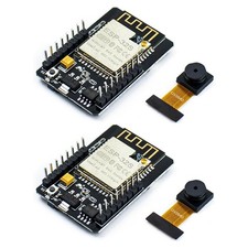 2 PCS ESP32-CAM WiFi Bluetooth Development Board with OV2640 Camera Module