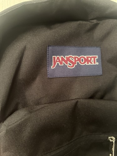 JanSport Backpack Black Cross Town 17” School 15”Laptop - 第 6/10 張圖片