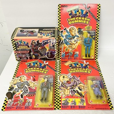 Tyco Crash Dummies LOT 1991 1992 - Larry, Vince, Spare Tire, Bot