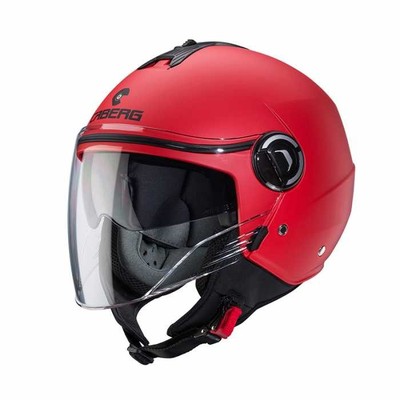 Caberg Riviera V4 X Matte Red Jet Motorcycle Helmet C6HA6087