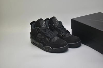 Men's Size7-12 Jordan Air Jordan 4 ''Black Cat'' Mid-Top Baskteball Shoes