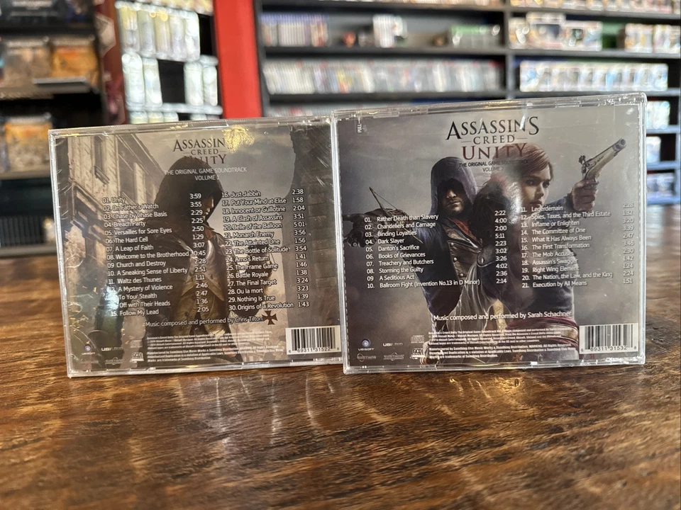 Assassin's Creed Unity Vol. 1 & Vol. 2 Video Game Soundtracks CD NEW 2014 OOP - Image 2 of 4