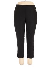 Jones New York Signature Women Black Dress Pants 1X Plus