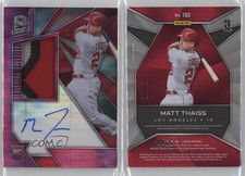 2020 Chronicles Spectra Jersey Neon Pink Prizm /49 Matt Thaiss Rookie Auto RC