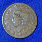 1833 United States Large Cent Matron Head (1816-1835) Very Good Condition Rare  — photo 1