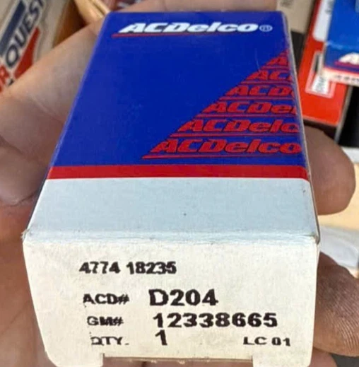 Capacitor de interferência de radiofrequência ACDelco Professional/Dourado D204 - Imagem 2 de 2