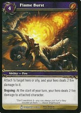 Heavy Play WoW TCG Flame Burst Icecrown World of Warcraft