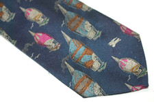 BURBERRYS 100 Silk tie Made in England F87045