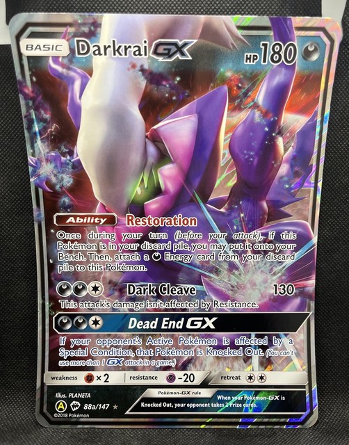 Darkrai GX #88a (Burning Shadows (2017))