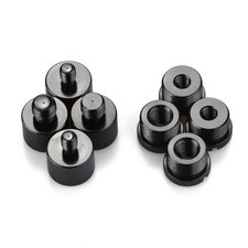 5/8 Female To 3/8 Male,1/4 Female To 5/8 Male Mic Thread Screw Adapter Set, 8PCS