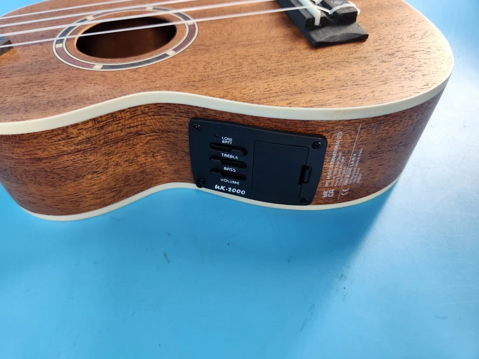 Stagg UC-30 E Sapele Top Concert Size Acoustic Electric Ukulele with Gig Bag - Image 2 of 4