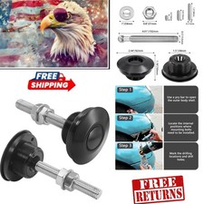 Weather-Resistant 2-Piece Hood Pin Kit - Quick Release for Safe Vehicle Access