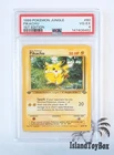 #60 PIKACHU 1st Edition PSA 4 VG-EX Graded Pokemon Trading Card  JUNGLE Set 1999