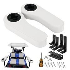 Golf Cart Armrest with Cup Holder for EZGO TXT Club Car DS Precedent and White