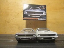 HO 1:64 Metal Body Slot Car Custom Metal Body 2 SLOTCARS FOOSE 70 Plymouth Cudas