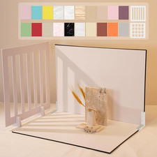 Kit Di Fondali Fotografici per Fotografia Alimentare, 7 Pezzi, 14 Modelli, Kit D