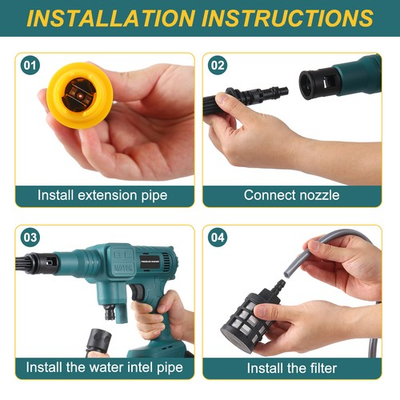 #ad Brushless Portable Pressure Washer 900 PSI Brushless Electric High Power GTZL $141.51