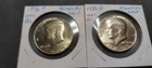 1976 P & D Kennedy Bicentennial Half Dollar -BU UNC-Two Coins Mint Set-Free Ship