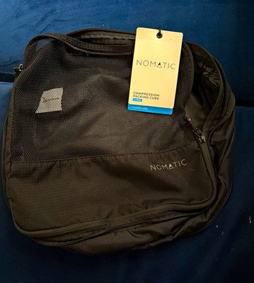 NOMATIC Large Compression Packing Cube Black 11.5'' x 11.5'' ACCULG-BLK-01