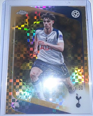 Topps Chrome 2025-26 Archie Gray #165 Tottenham Hotspur UEFA Club /50