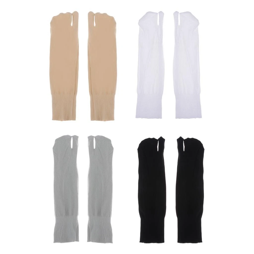 3 paia di calzini giapponesi Tabi elastici infradito calzini V-Toe Split Toe caviglia per pantofola kimono giapponese comodo per uomo, bianco, Taglia unica