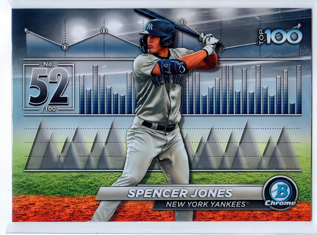 2024 Bowman Chrome Scouts Top 100 #BTP52 Spencer Jones Refractor