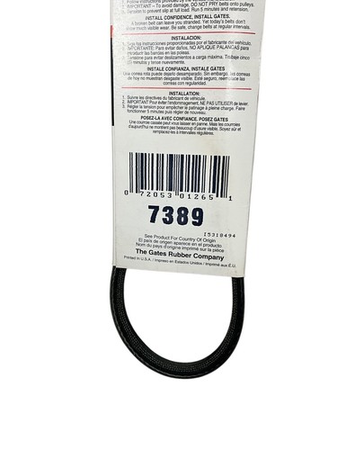 Belt V -High Performance Gates 7389, 8mm x 995mm - Bild 6 von 6