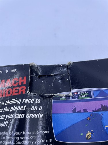 Mach Rider Nintendo NES Box Hangtab 5 Screw Rare Authentic & Tested ( Box Damage - Picture 13 of 16
