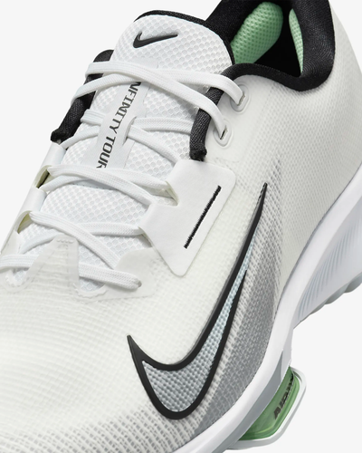 NEW NIKE AIR ZOOM INFINITY TOUR 2 GOLF FD0218-100 WHITE BLACK GREEN SZ 7.5 WIDE - Picture 8 of 10