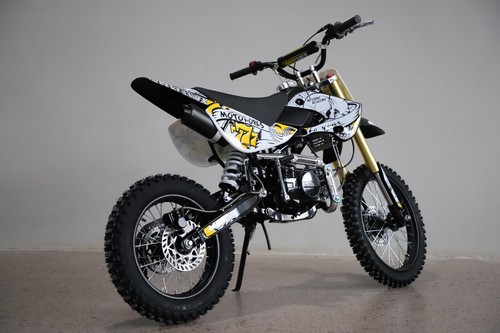 MOTOWORKS 150CC bigfoot OIL COOLED DIRT TRAIL PIT MOTOR 2 WHEELS PRO BIKE YELLOW - Picture 6 of 19