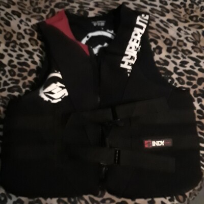 Hyperlite Water Sports Vest Size XXLarge Black / White Used Mint INDY Series
