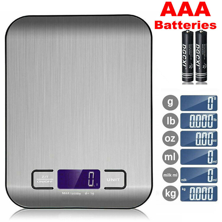 DIGITAL KITCHEN SCALES ELECTRONIC LCD BALANCE SCALE FOOD WEIGHT POSTAL