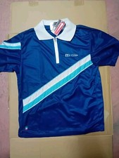 Polo Uomo Ttk Blu Strisce Bianco Turchese L  Tennis Padel