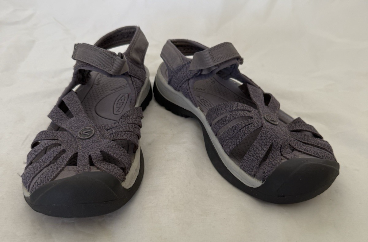 Keen Lyn sandali donna con cinturino escursionismo alla caviglia chiusi taglia 8 grigio lavabile