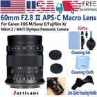 7artisans 60mm F2.8 Ⅱ Mf Lens For Fuji X / Sony E / Canon Eos / Nikon Z / M4/3