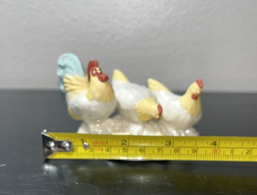 Lenox First Blessing Nativity Rooster and Chickens Sculpture With Box RARE - Picture 3 of 10