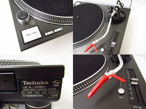 Technics SL-1200MK5 turntable x 2 & RANE TTM57SL DJ mixer set Japan F/S JP - Picture 4 of 10