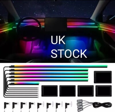 18 in 1 Voll LED Auto Innenraum Symphony mehrfarbige Ambienteleuchten RGB Dreamflow